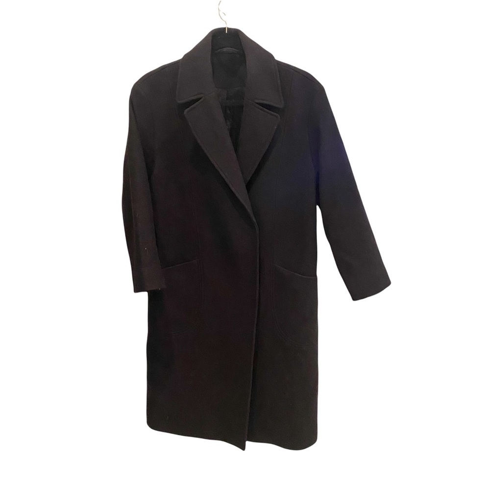 & Other Stories Dark Blue Wool Coat